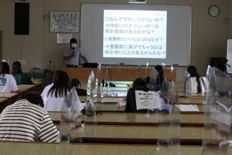 カウンセリング演習を見学