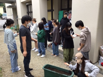 栗岡ゼミでの栽培活動